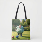 Jolly Lawn Bowler Man, Tote Bag (Voorkant)
