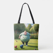 Jolly Lawn Bowler Man, Tote Bag (Achterkant)