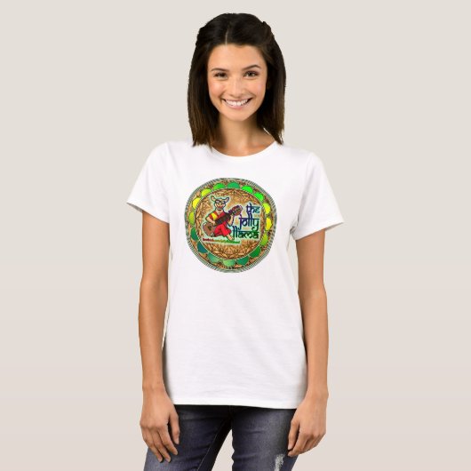 Jolly Llama Mandala Sacred Circles shirt (Voorkant volledig)