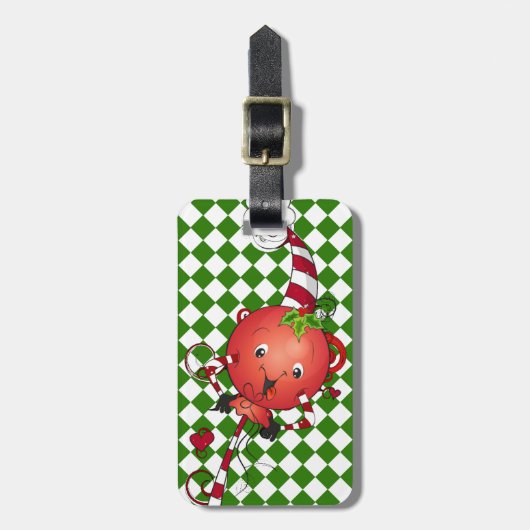 Jolly Lollipop Art Bagagelabel (Voorkant verticaal)