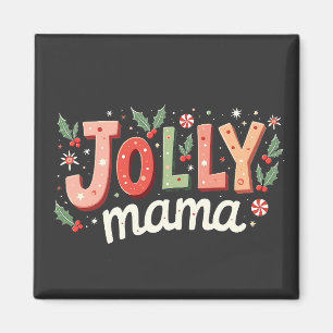 Jolly Mama Kerstcadeau voor moeder Magneet