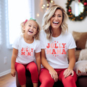 Jolly Mama Vakantie Kerstmis T-shirt