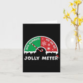 Jolly Meter Bah Humbug To Ho Ho Anti Christmas Kaart (Gele Bloem)
