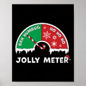 Jolly Meter Bah Humbug To Ho Ho Anti Christmas Poster (Voorkant)