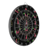 Jolly Mouse Santa: een leuke vakantie-illustratie. Dartbord (Voorkant Links)