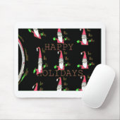 Jolly Mouse Santa: een leuke vakantie-illustratie. Muismat (Met muis)