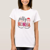 Jolly Nonna - Kerstmis T-shirt (Voorkant)