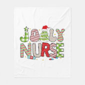 Jolly Nurse, Halloween Classic T-shirt Fleece Deken (Voorkant)