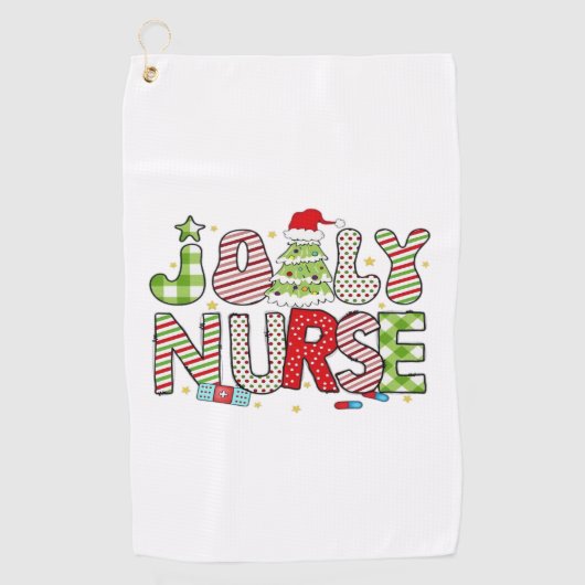 Jolly Nurse, Halloween Classic T-shirt Golfhanddoek (Voorkant)