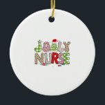 Jolly Nurse, Halloween Classic T-Shirt Keramisch Ornament<br><div class="desc">Jolly Nurse, Halloween Classic T-Shirt</div>