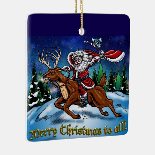 Jolly Old Elf Ornament by Tracy Lesch (Rechts)