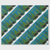 Jolly Old Moose en Elk Cadeaupapier (Vlak)