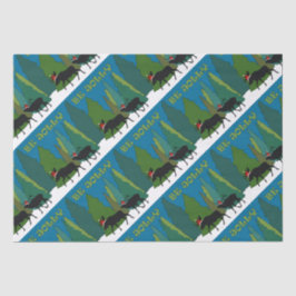 Jolly Old Moose en Elk Tissuepapier