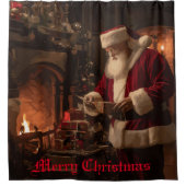Jolly Old Saint Nick Douchegordijn (Voorkant)