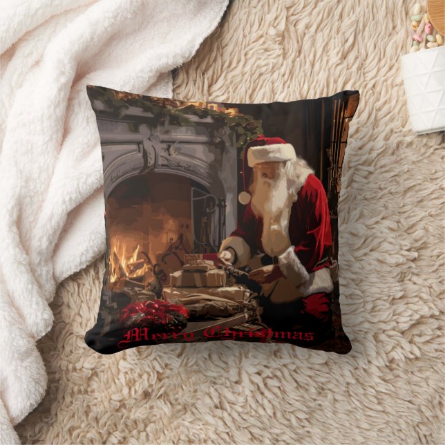 Jolly Old Saint Nick Kussen (Deken)