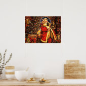 Jolly Old Saint Nick Print (Keuken)