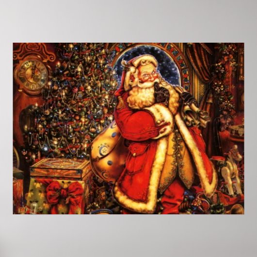 Jolly Old Saint Nick Print (Voorkant)