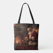 Jolly Old Saint Nick Tote Bag (Achterkant)