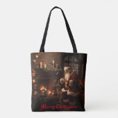 Jolly Old Saint Nick Tote Bag (Achterkant)