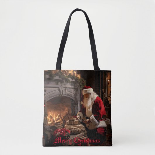 Jolly Old Saint Nick Tote Bag (Voorkant)