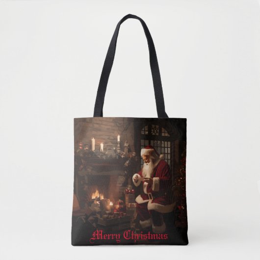 Jolly Old Saint Nick Tote Bag (Voorkant)