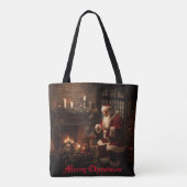 Jolly Old Saint Nick Tote Bag (Achterkant)