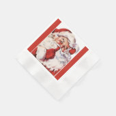 Jolly Old Santa Shhh Red Coined Servet (Hoek)
