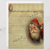 Jolly Old St. Nicholas Letter uit Santa Paper (Voorkant / Achterkant)