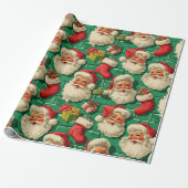 Jolly Old St. Nick's Cadeaupapier (Uitgerold)
