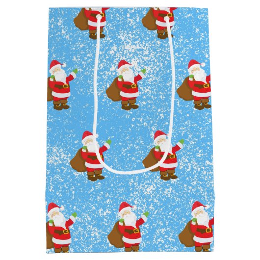 Jolly Ole Saint Nicholas Medium Cadeauzakje (Achterkant)