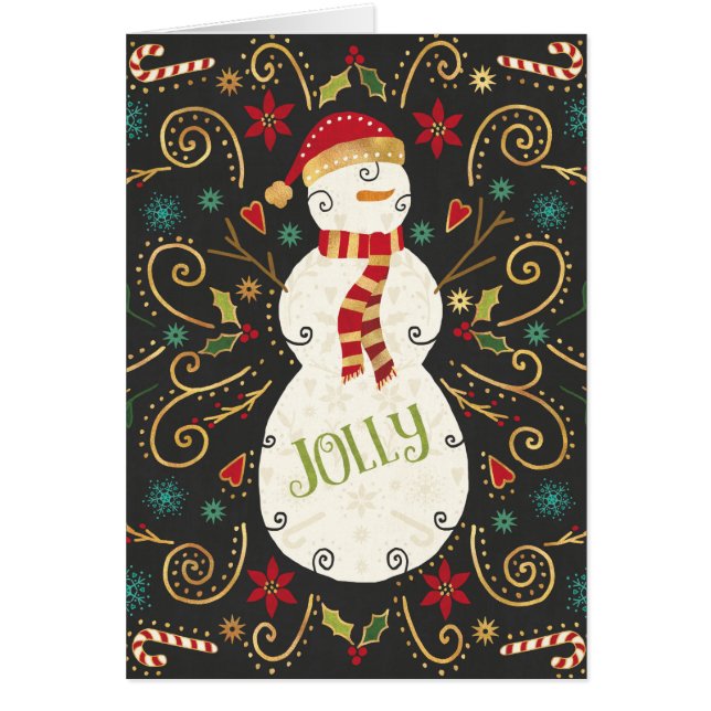 Jolly Otomi Holiday Snowman (Voorkant)
