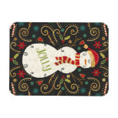 Jolly Otomi Holiday Snowman Magneet (Horizontaal)
