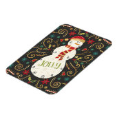 Jolly Otomi Holiday Snowman Magneet (Linkerzijde)