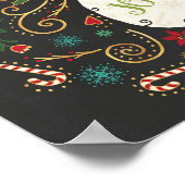 Jolly Otomi Holiday Snowman Poster (Hoek)