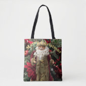 Jolly ouderwetse kerstman tote bag (Voorkant)