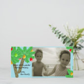 Jolly Palm Trees / Foto Wenskaart Feestdagenkaart (Staand voorkant)