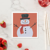 Jolly Party Snowman Servet (Insitu)