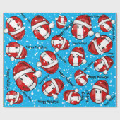 Jolly Peruvian Flag kerststijl Cadeaupapier (Vlak)