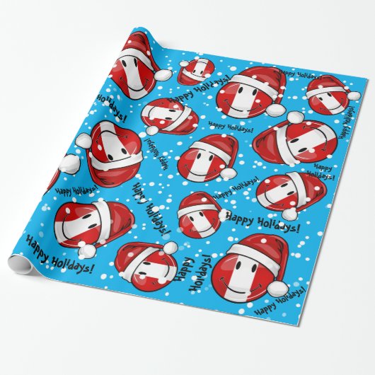 Jolly Peruvian Flag kerststijl Cadeaupapier (Uitgerold)
