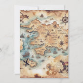 Jolly Pirates 6e verjaardag Kaart (Achterkant)