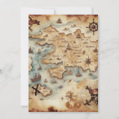 Jolly Pirates vierde verjaardag Kaart (Achterkant)