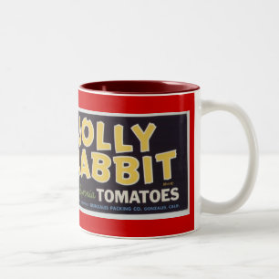 Jolly Rabbit Tomaten Tweekleurige Koffiemok