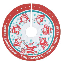  Jolly Retro Santas Kerstboom Rok