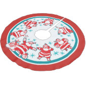 Jolly Retro Santas Kerstboom Rok (Gekanteld)