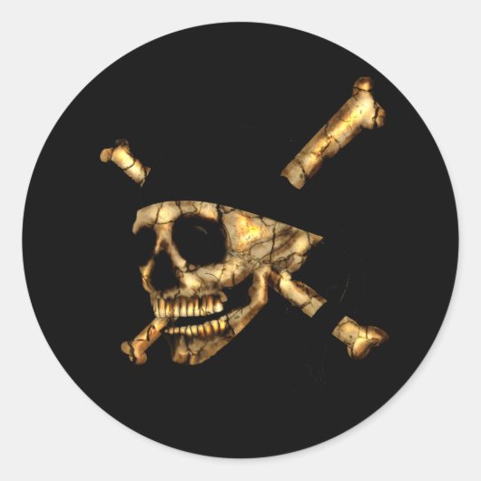 Jolly Roger #1-Burnt Ronde Sticker (Voorkant)