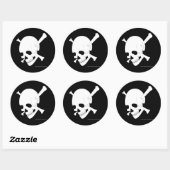 Jolly Roger#3 Ronde Sticker (Vel)