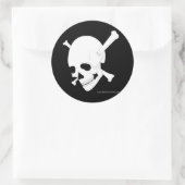 Jolly Roger#3 Ronde Sticker (Tas)