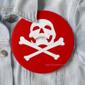 Jolly-Roger #4  Ronde Button 6,0 Cm (In situ)