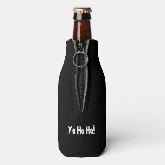 Jolly Roger Custom Pirate Bottle Cooler (Fles Achterkant)