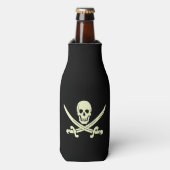 Jolly Roger Custom Pirate Bottle Cooler (Fles Voorkant)